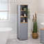 Gwydion Freestanding Linen Cabinet