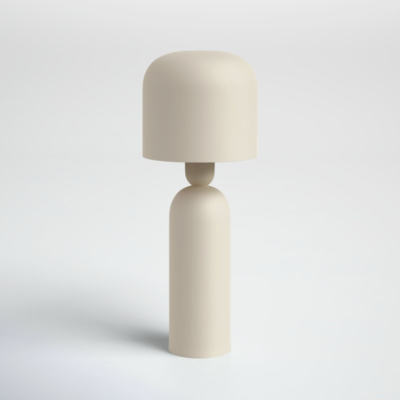 Odie Metal Table Lamp, Cream