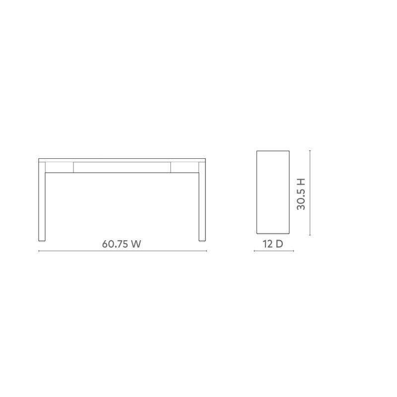 Morgan 60.75'' W Console Table
