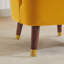 Fauteuil d'appoint rembourré avec pieds en bois-816122638