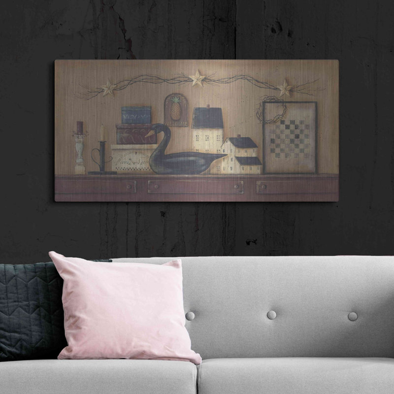 Winston Porter «A Prim Collection» par Pam Britton, art mural en métal, H 24 po x l 48 po