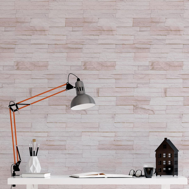Rouleau de papier peint adhésif lisse L 126 po x l 24 po Huntland