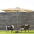 Ensemble de 2 parasols d'extérieur