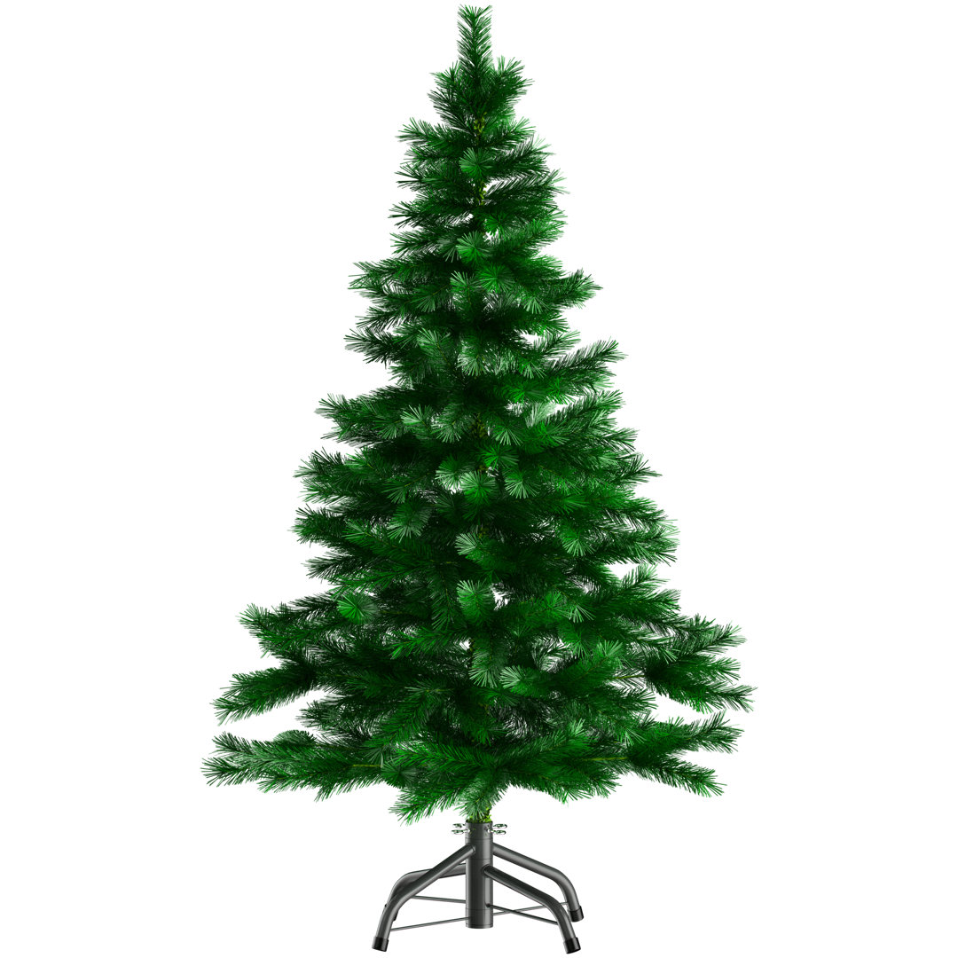 Künstlicher Weihnachtsbaum 140 cm Grün mit Ständer Casaria