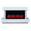 Bourne Suncrest 125cm W White Electric Fireplace