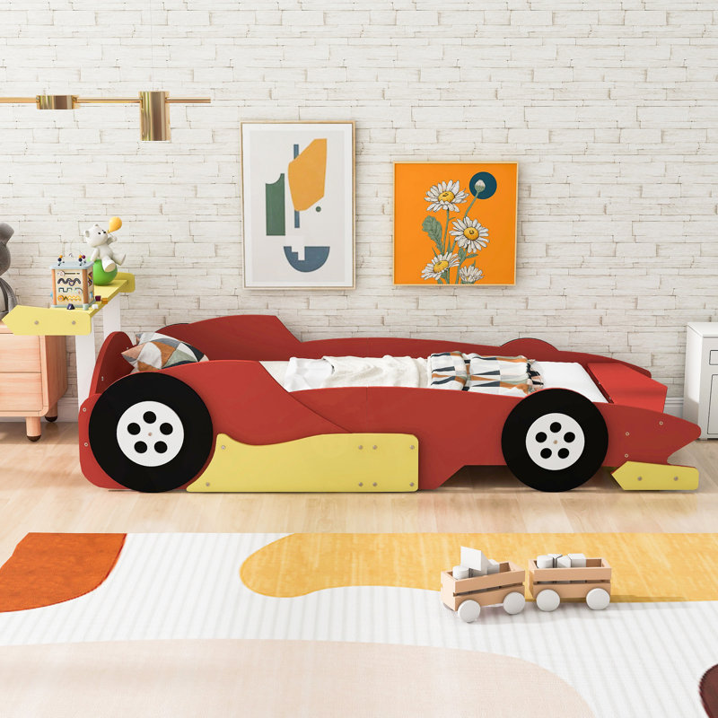 Lit plateforme simple avec roulettes