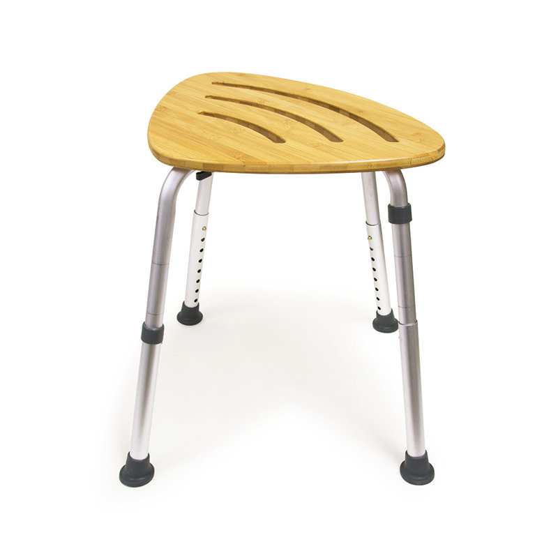Chaise de douche en bambou