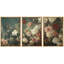 «Romantiques Floral Bouquet with Soft blanc and Blush Flowers», reproduction d'art sur toile encadrée 3 pièces-121090460-121090466