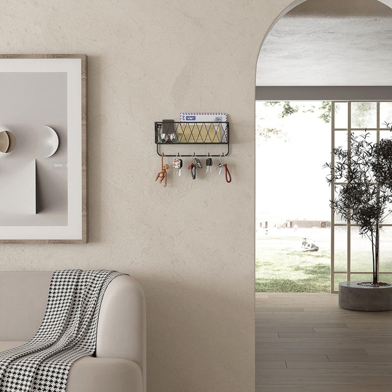Alexiah Iron Wall Organizer