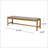 CAMBRIA 3 Seater Outdoor Bench With Rustic Acacia Wood And Polyethylene Rattan, Perfect For Patio And Garden