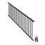 Ensemble de rampe d'escalier en aluminium 8 po x 36 po VersaRail Winchester-88937357