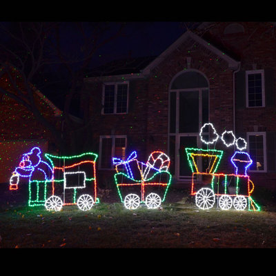 Train Set Animated LED Display (57")