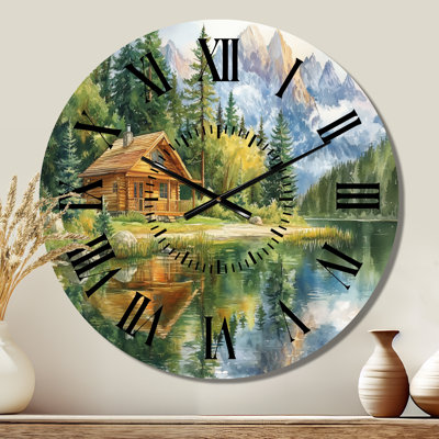 Bacus I - Landscape Metal Wall Clock