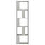 Abderus 159cm H x 45cm W Standard Bookcase-312856880