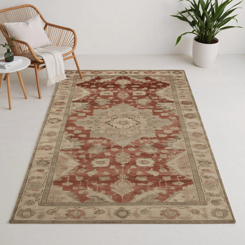 Tapis intérieur et extérieur brun Overdyed, Rectangle 9 pi x 12 pi