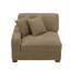 Upholstered Corduroy Armchair-1413949507