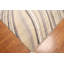 Tapis de zone en laine beige/gris 6 pi x 9 pi one-of-kind à la main noué la Gregson