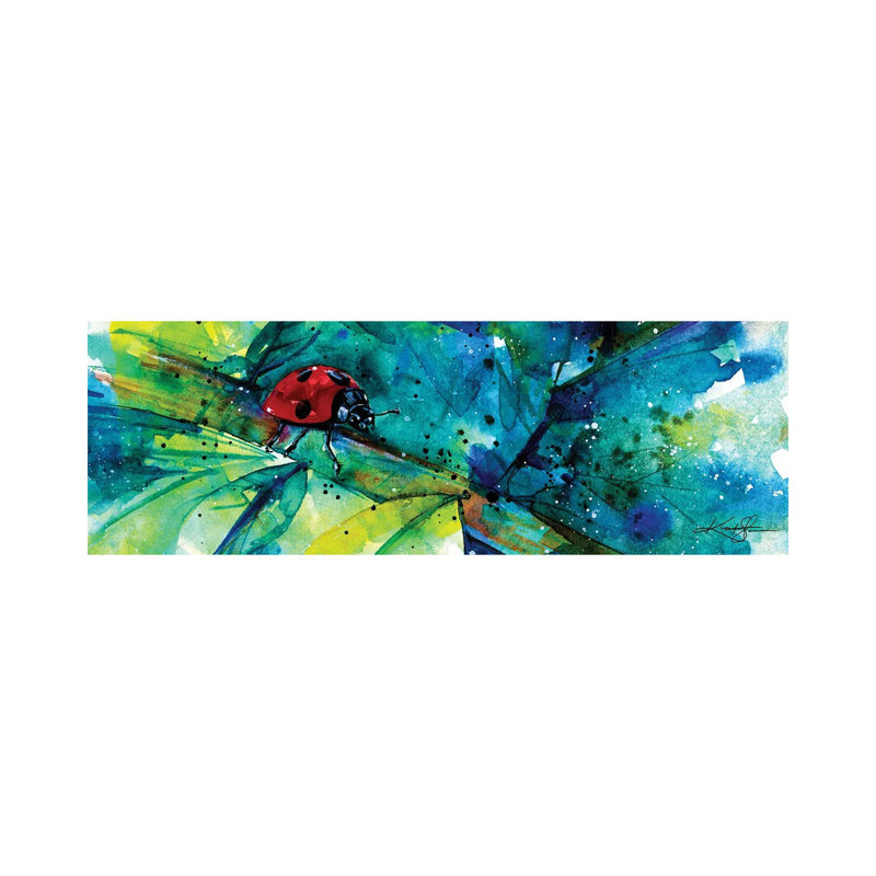 Ladybug I by Kathy Morton Stanion - Wrapped Canvas Panoramic Gallery-Wrapped Canvas Giclée