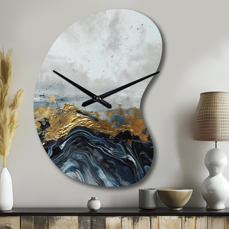 Horloge murale grise, Petit