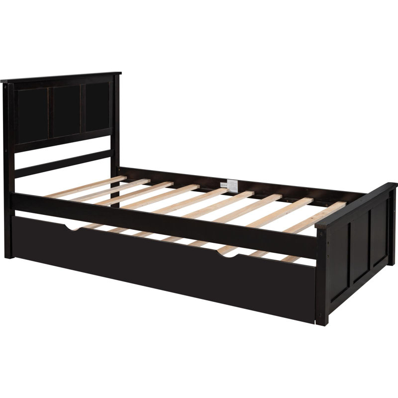 Karpeta Platform Bed, Espresso