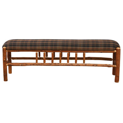 Hickory Wood Bench