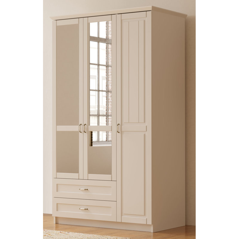 Antolin 3 Door Manufactured Wood Wardrobe
