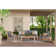 Paulet Acacia 4 - Person Patio Conversation Sets with Cushions