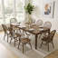 Chaises de salle à manger en bois massif avec accoudoirs de 24 po de large Hughes Hughes
