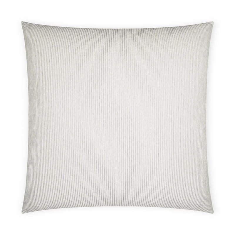 Coussin décoratif Ridge Band, Rosé, Carré 20 po