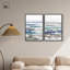 «Coral Coastal Blue Art», ensemble de 2 impressions sur toile par -1824183432-1824183433-1824183434