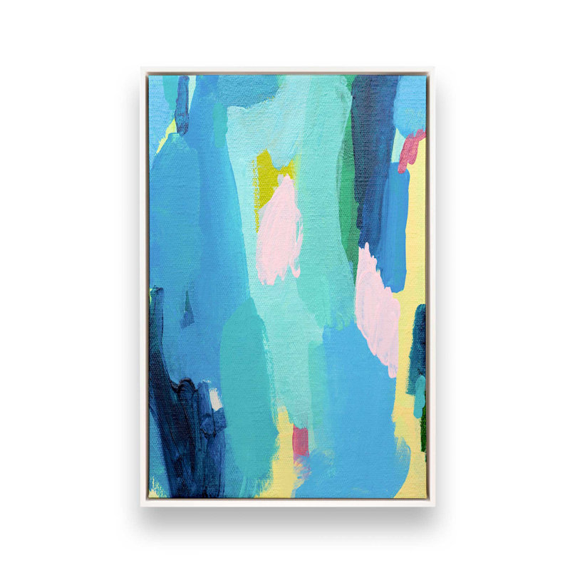 «Sunny Days» par Natalie Baca, reproduction d'art, Impression encadrée sans passe-partout, H 16 po x l 12 po, Blanc