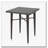 32" SQUARE WICKER BAR TABLE