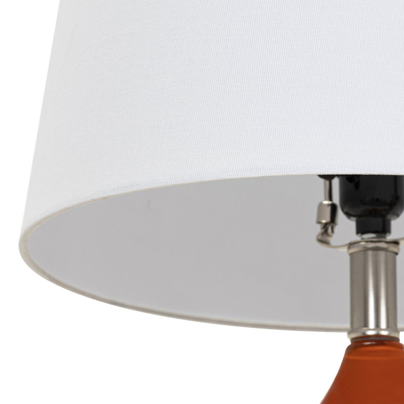 Ashdown 24" Table Lamp, Orange