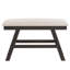 Ensemble de table de salle à manger 60 pièces en bois 60 po avec tablette de rangement et banc pour repas de cuisine élégants-131456145-131456146