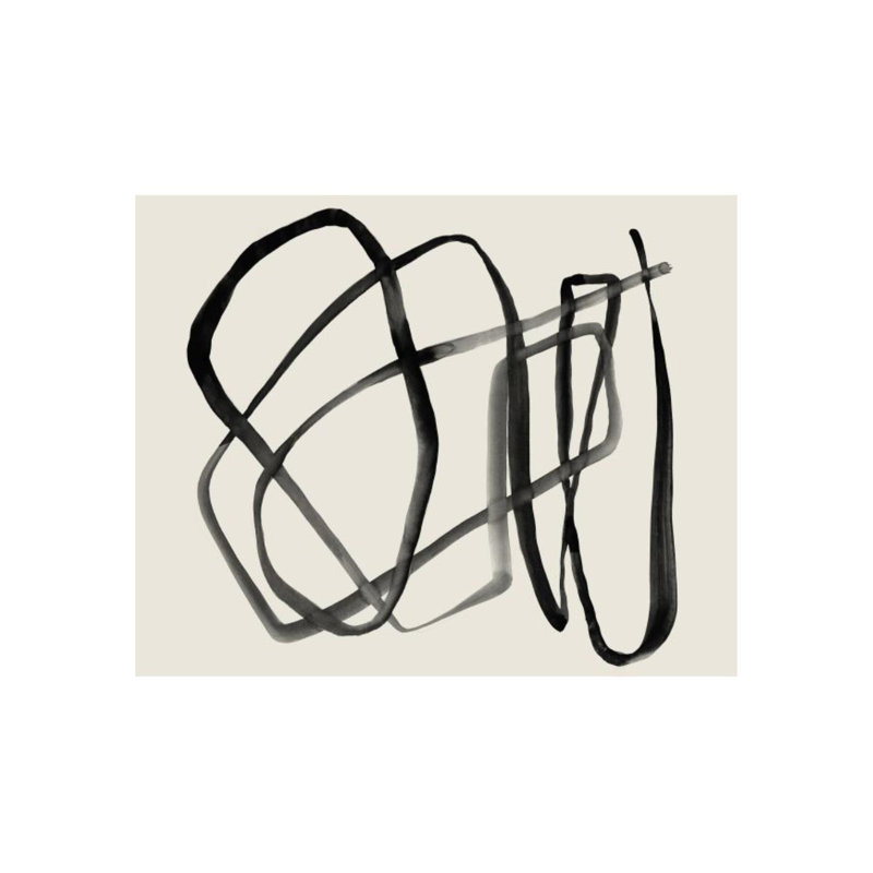 «Motion in Lines I» par Guseul Park - impression sur toile tendue, H 24 po x l 30 po x 1,5 po
