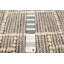 Tapis gris nouvel âge en laine 5 pi x 7 pi 9 po Iagulli