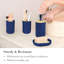 Ensemble d'accessoires de salle de bain en bambou Nathaniel, 6 pièces-826043001