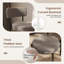Chaise de salle à manger avec dossier courbé, siège rembourré et pieds en métal pour la salle à manger-1479286368-1479286382