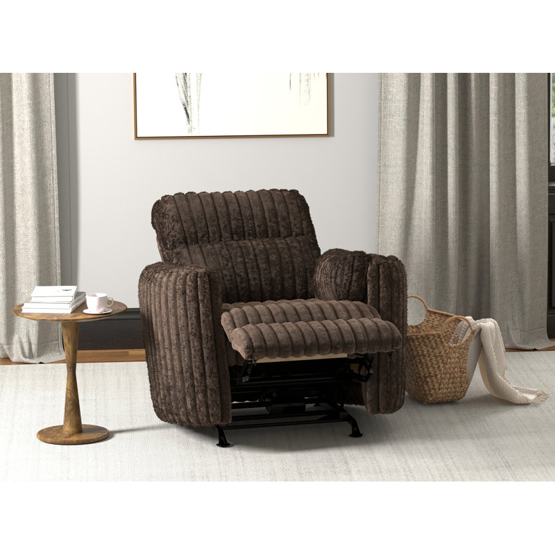 Myaira Power Rocker Recliner, Brown