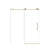 Shower Door 56 - 60"w X 76"h, 1/4"(6 Mm) Clear Tempered Glass, Brushed Gold Finish, American Design For Bathroom, Stainless Steel Handle, Proof Film, Large Wheels And Round Tracks, Water Glass In
