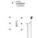 Kiev Chrome Thermostatic Shower System Set Ultimate Luxury and Control