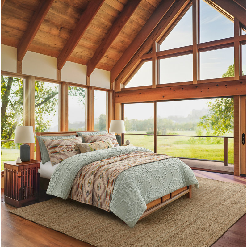 Summerland Coverlet Set  Tan King, King Coverlet/Bedspread + 2 Shams