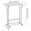 Adjustable Rolling Clothing Rack