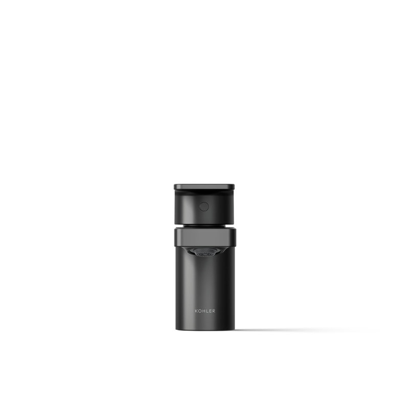 Parallel Single Hole Bathroom Faucet, Matte Black