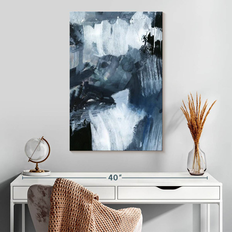 Avery Composition In Blue II, 30" H x 20" W