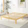 Amylia 14'' Heavy Duty Bamboo iron Platform Bed Frame No Box Spring Required