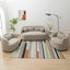Fauteuil pivotant rembourré en polyester 34 po Sydney-79620934