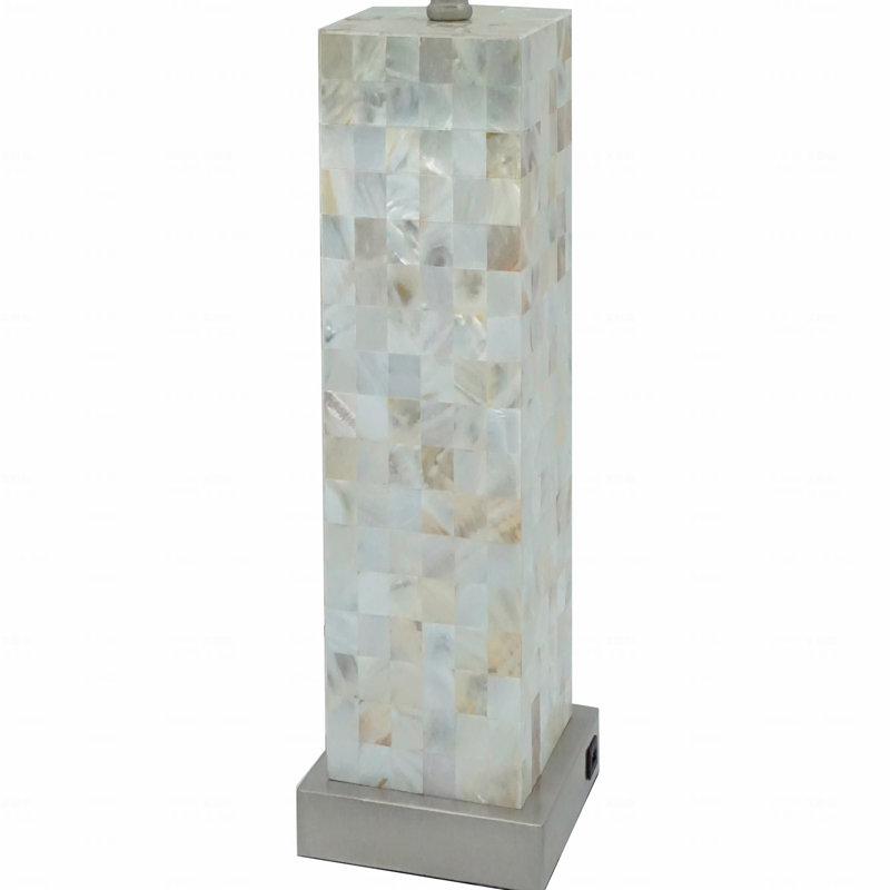Table Lamp  - 2-Piece  Soft Diffused Light White Shade