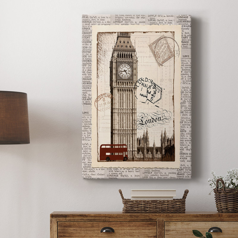 London Memories - galerie Cavas sur mesure, H 18 po x l 12 po
