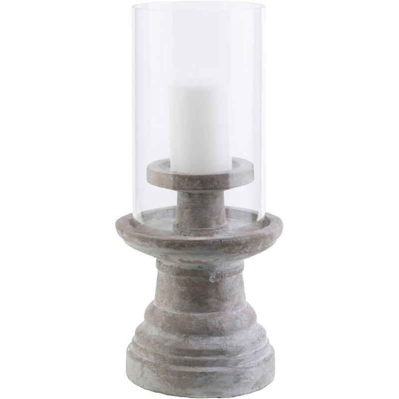 Ouragan en céramique Elias, H 16,5 po x l 7,5 po x P 7,5 po